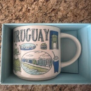 Uruguay hard to find Starbucks Mug BEEN THERE SERIES _ brand new